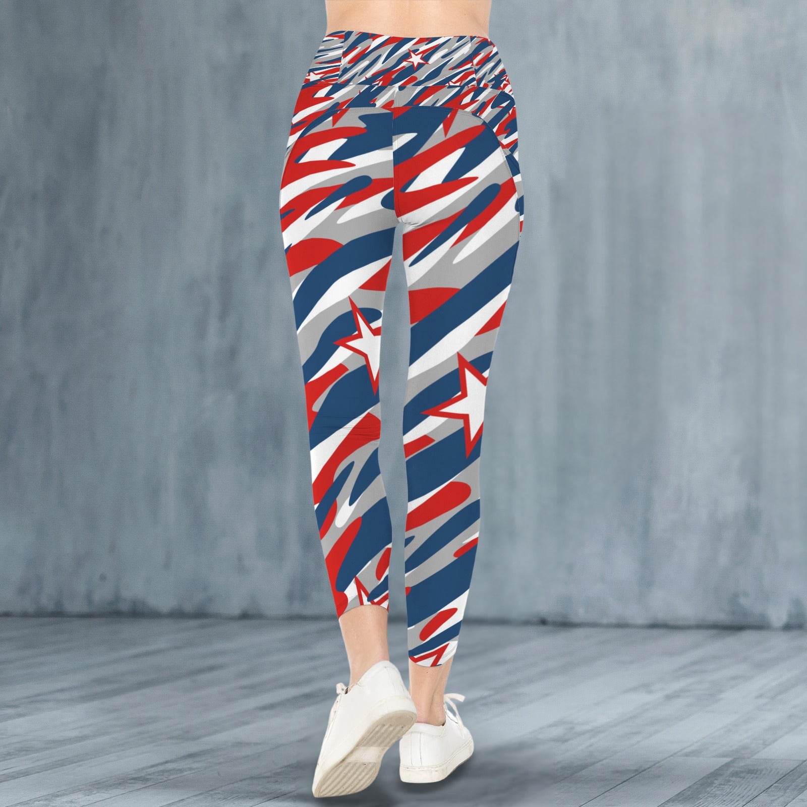 STAR-CAMO-NAVY LEGGINGS