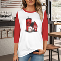 Ninth Inning Studio Travel Ball Mom Runs On Women's Half-Sleeve Tee