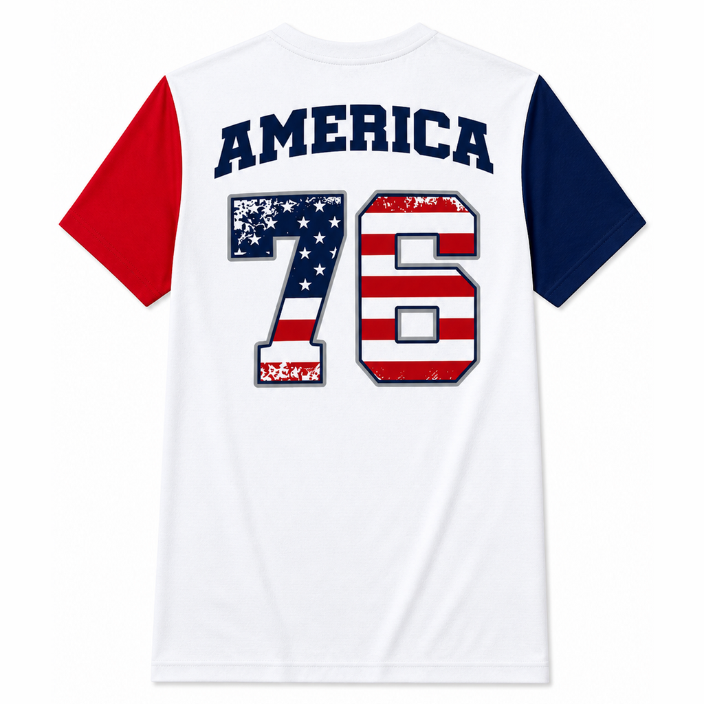 Ninth Inning Studio 250th Anniversary Freedom Premium Performance Tee -White