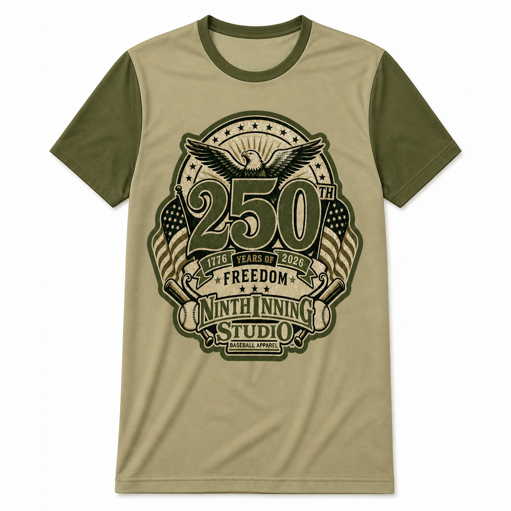 Ninth Inning Studio Men's 250th Anniversary Freedom Premium Performance Tee