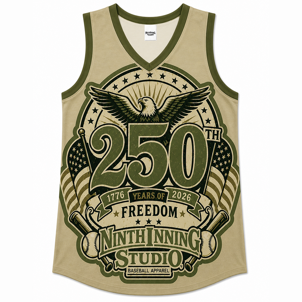 Ninth Inning Studio 250th Anniversary Women's Sleeveless V-Neck Tank Top