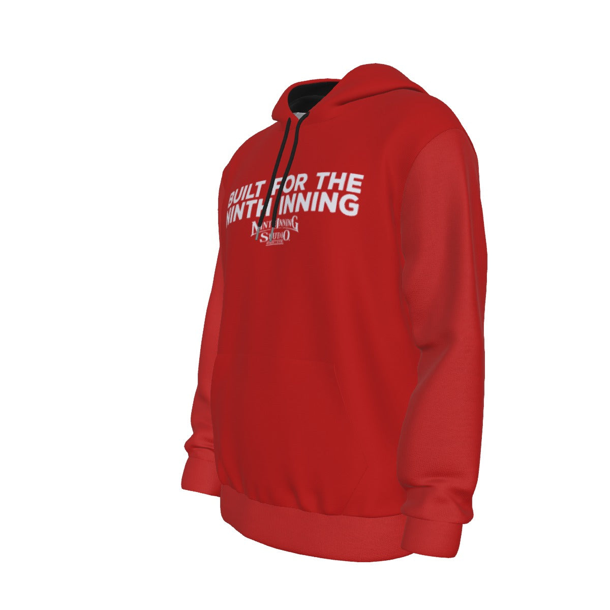 Ninth Inning Studio Built for the Ninth Inning Hoodie-Red