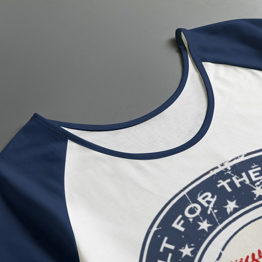 Ninth Inning Studio Built for the Ninth Women's Round Neck Raglan Sleeve Tee