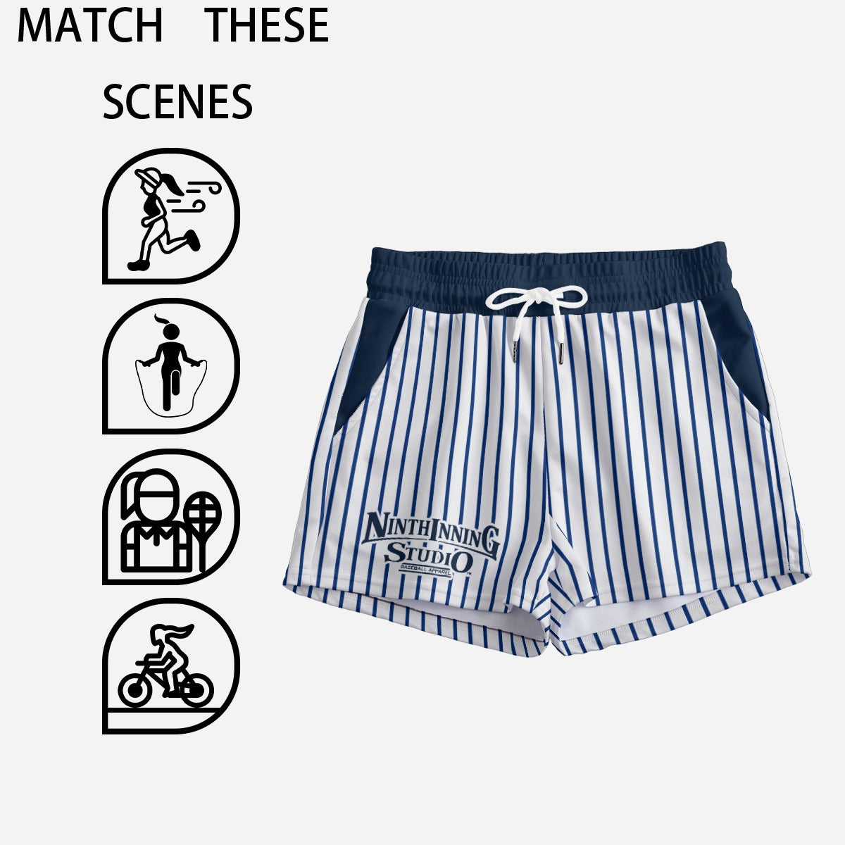 All-Over Print Women's Casual Shorts