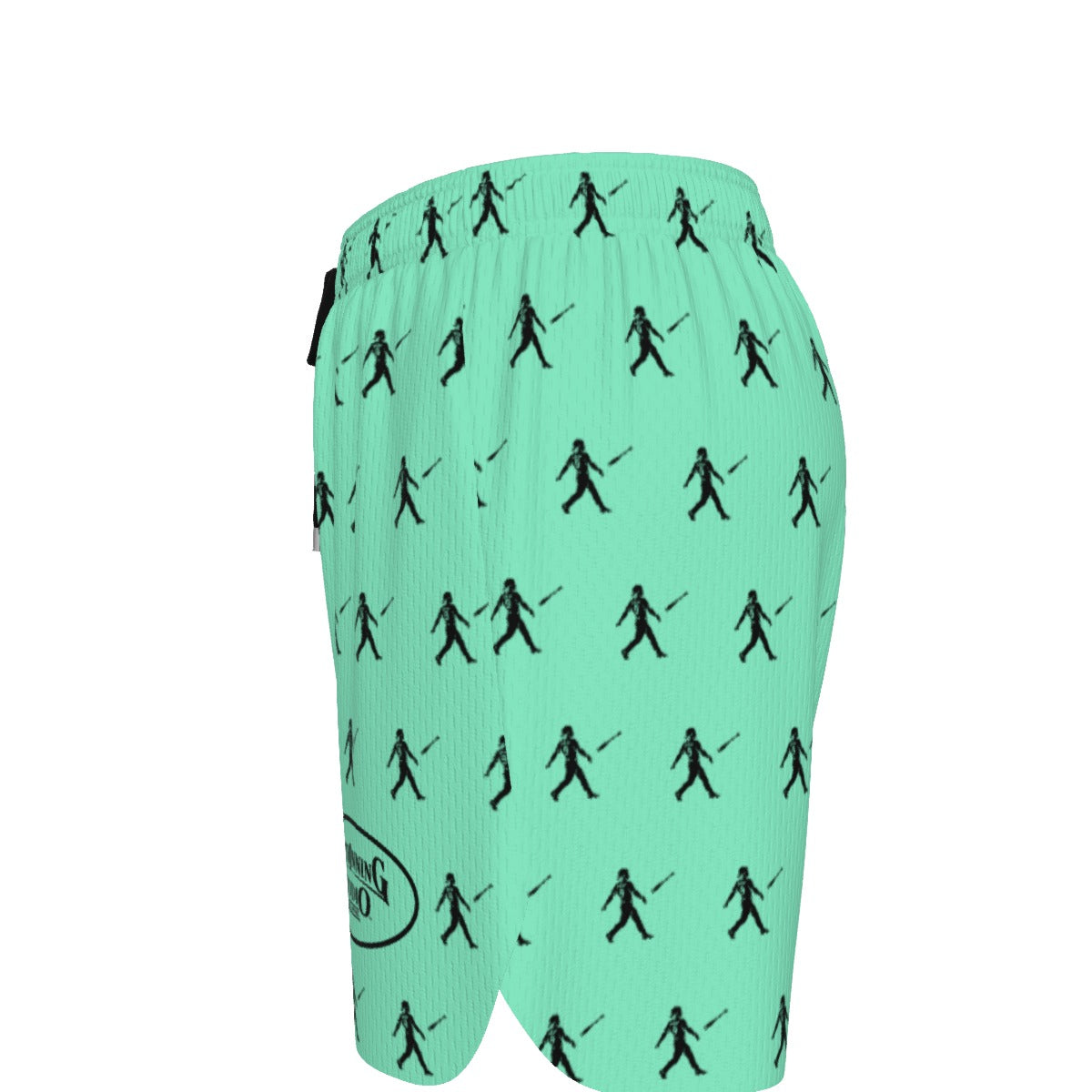 Ninth Inning Studio Bat Flip Kid Pattern Men's Baseball Shorts - Mint