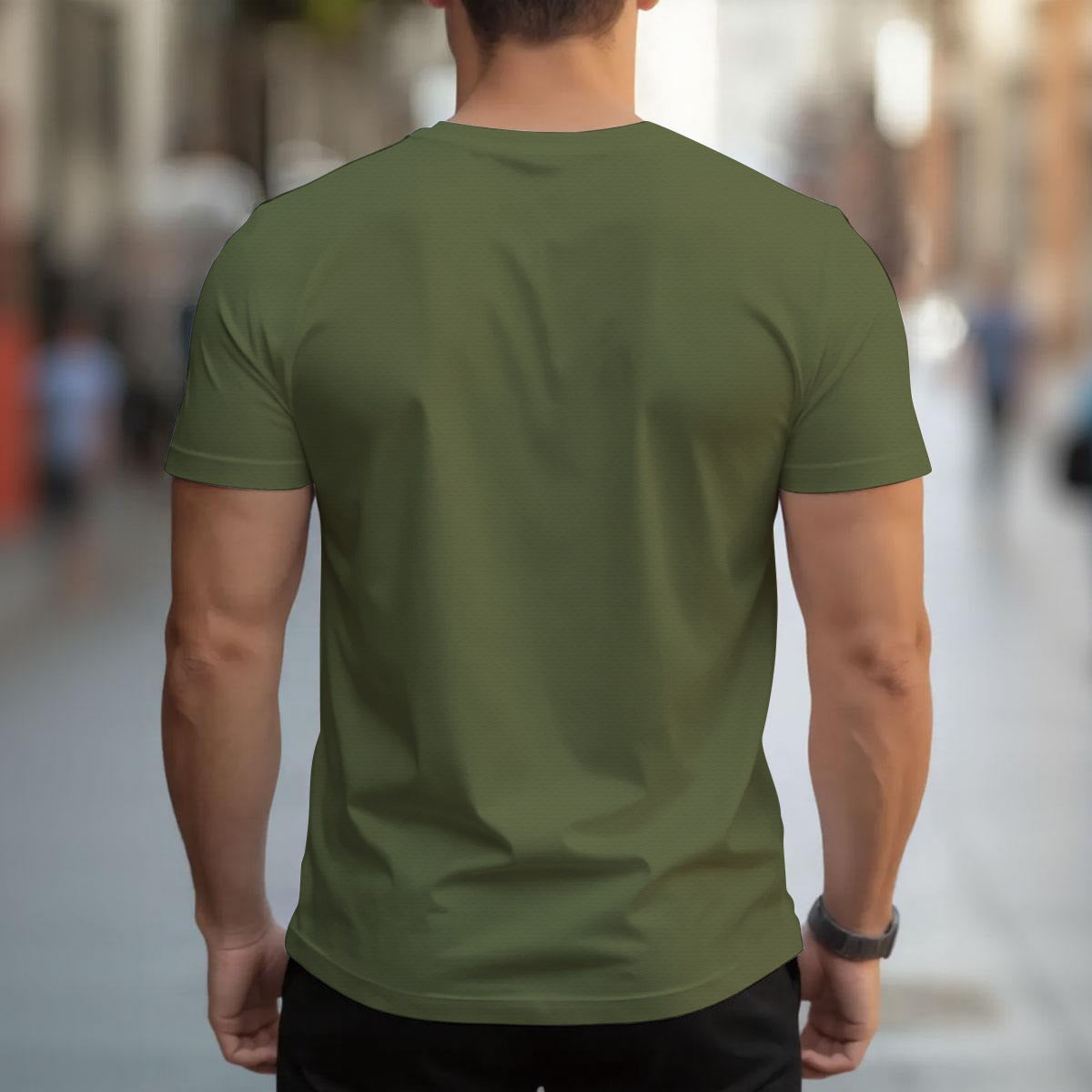 Ninth Inning Studio Bat Flips and Bombs Premium Performance Tee - Olive