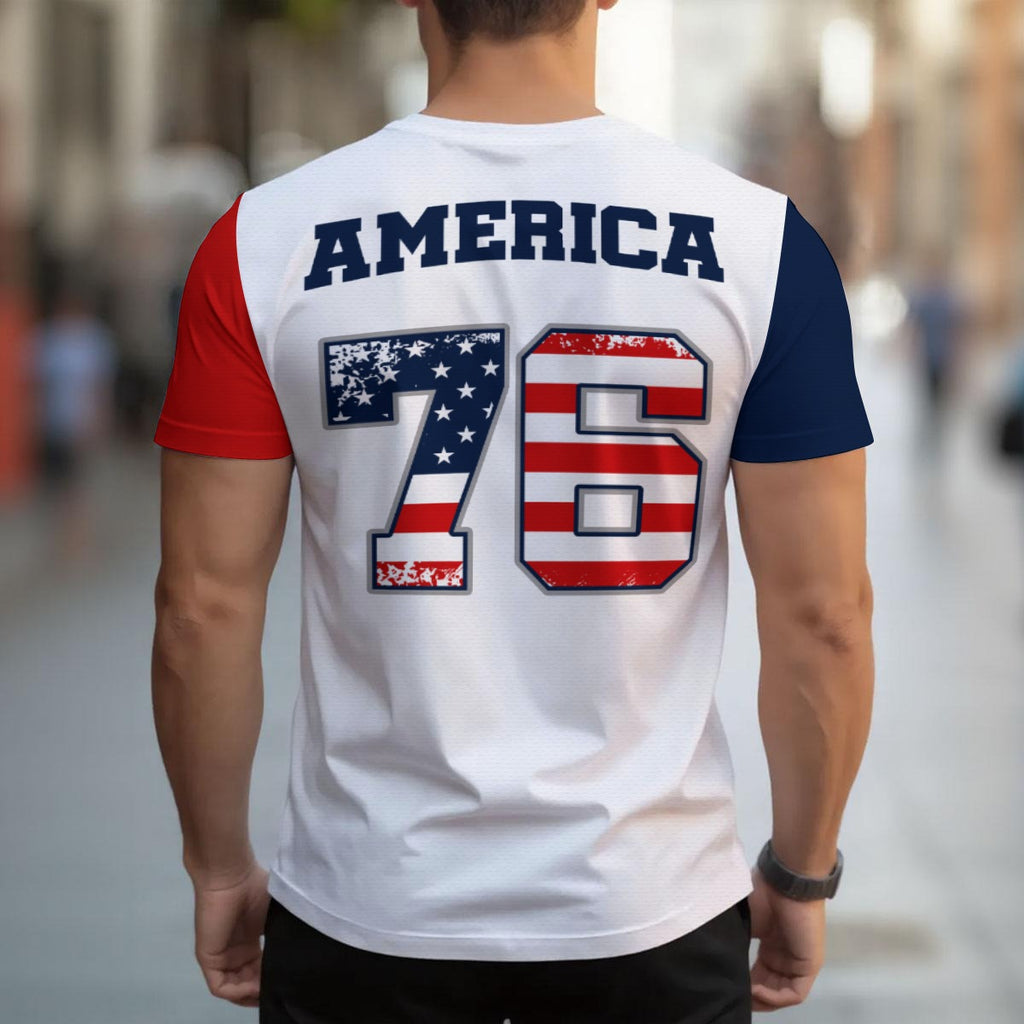 Ninth Inning Studio 250th Anniversary Freedom Premium Performance Tee -White