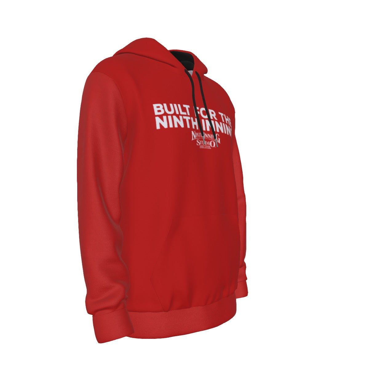 Ninth Inning Studio Built for the Ninth Inning Hoodie-Red