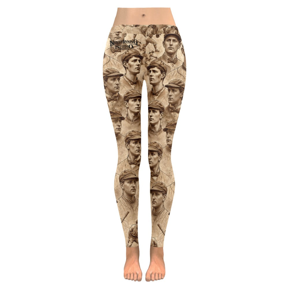 Vintage Players All-Over Low-Rise Leggings