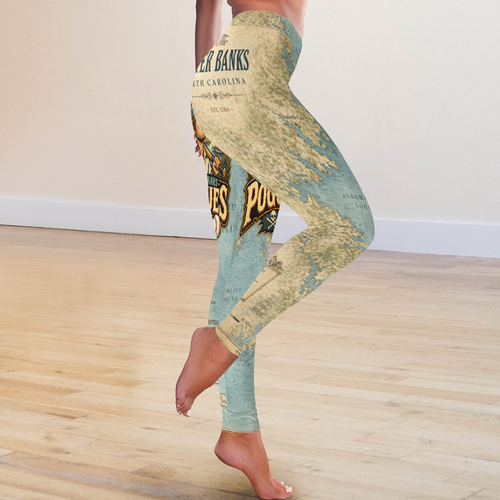 Ninth Inning Studio Women's OBX Pogues Low-Rise Leggings