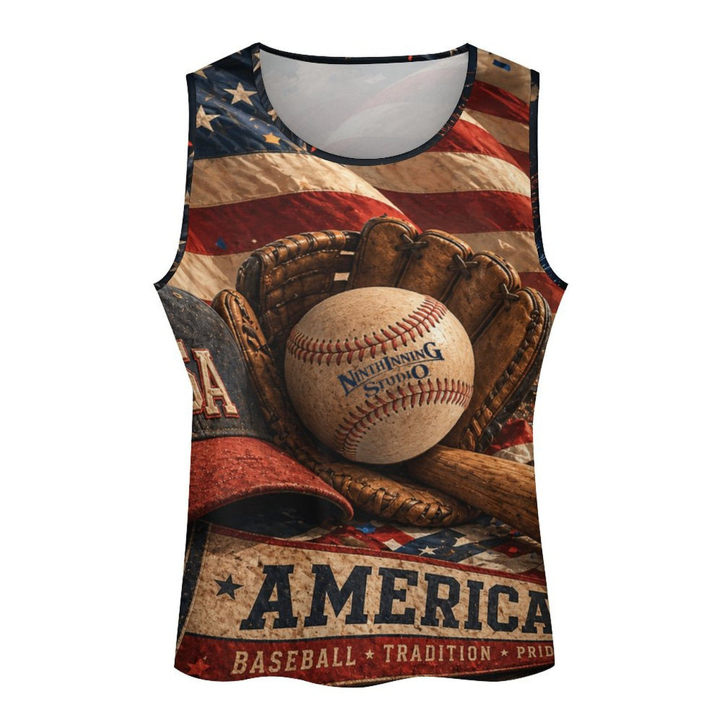 Ninth Inning Studio Men's Baseball Pride Tank