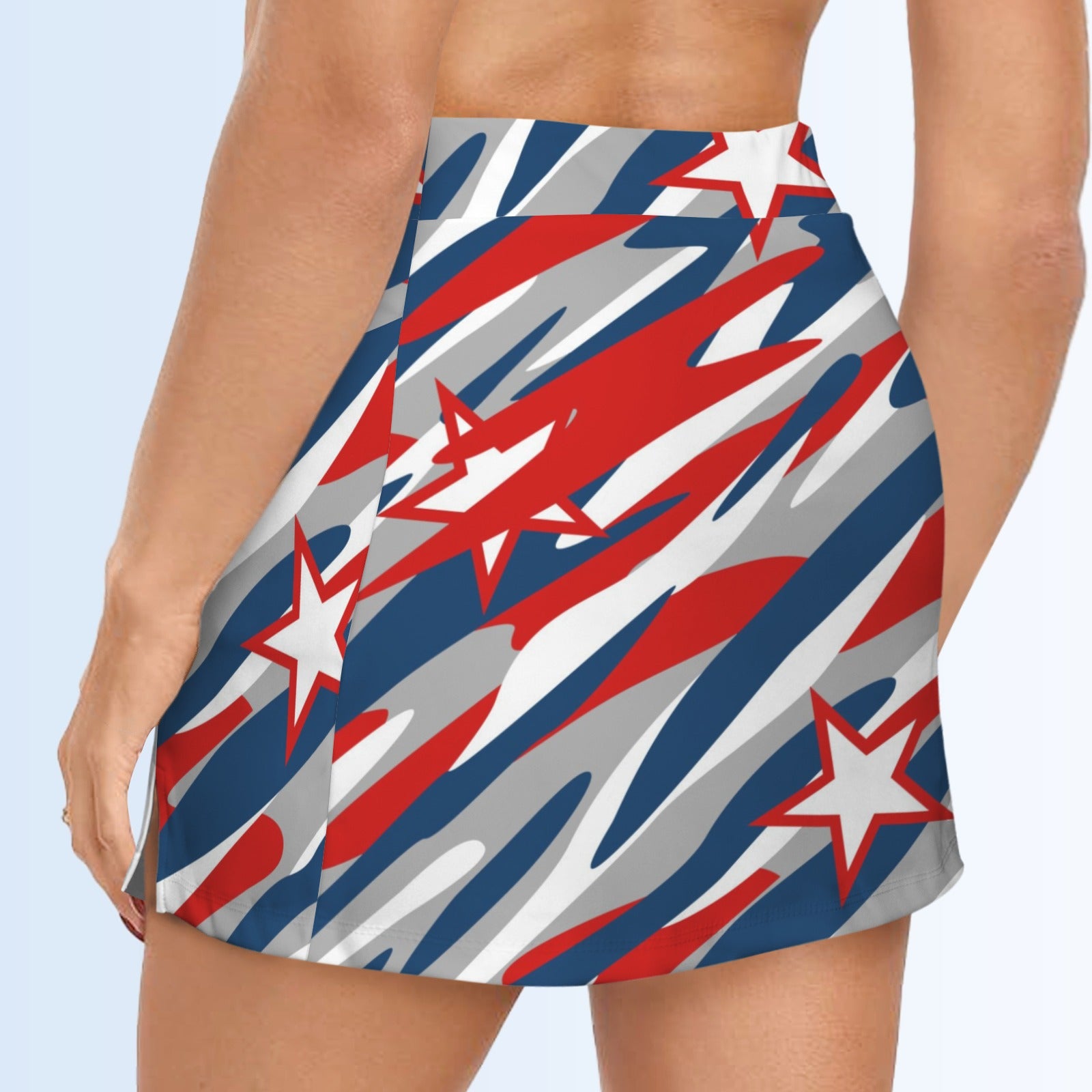 star camo skort