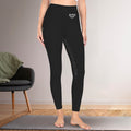 Ninth Inning Studio Women's High-Waist Leggings-Black