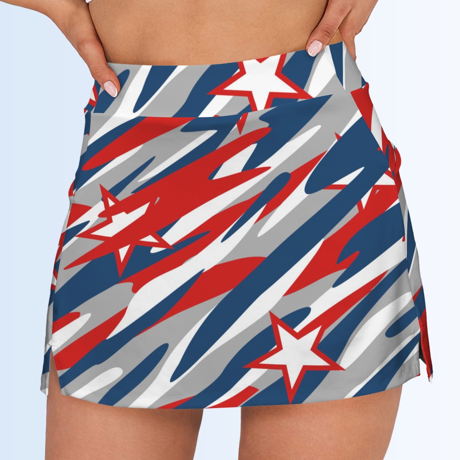 star camo skort