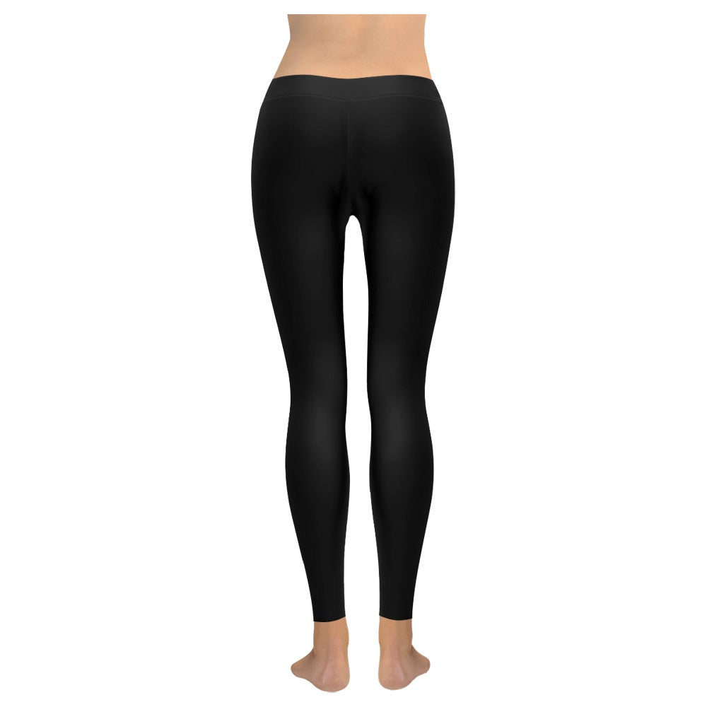 Ninth Inning Studio Women's Low-Rise Leggings-Black