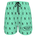 Ninth Inning Studio Bat Flip Kid Pattern Men's Baseball Shorts - Mint