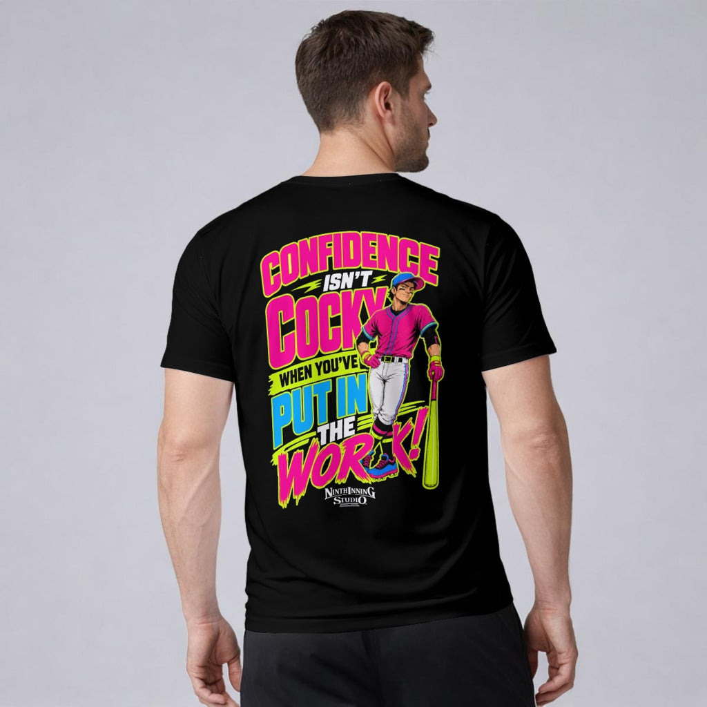 Ninth Inning Studio 'Cocky' Men’s Milk-Silk Stretch Tee