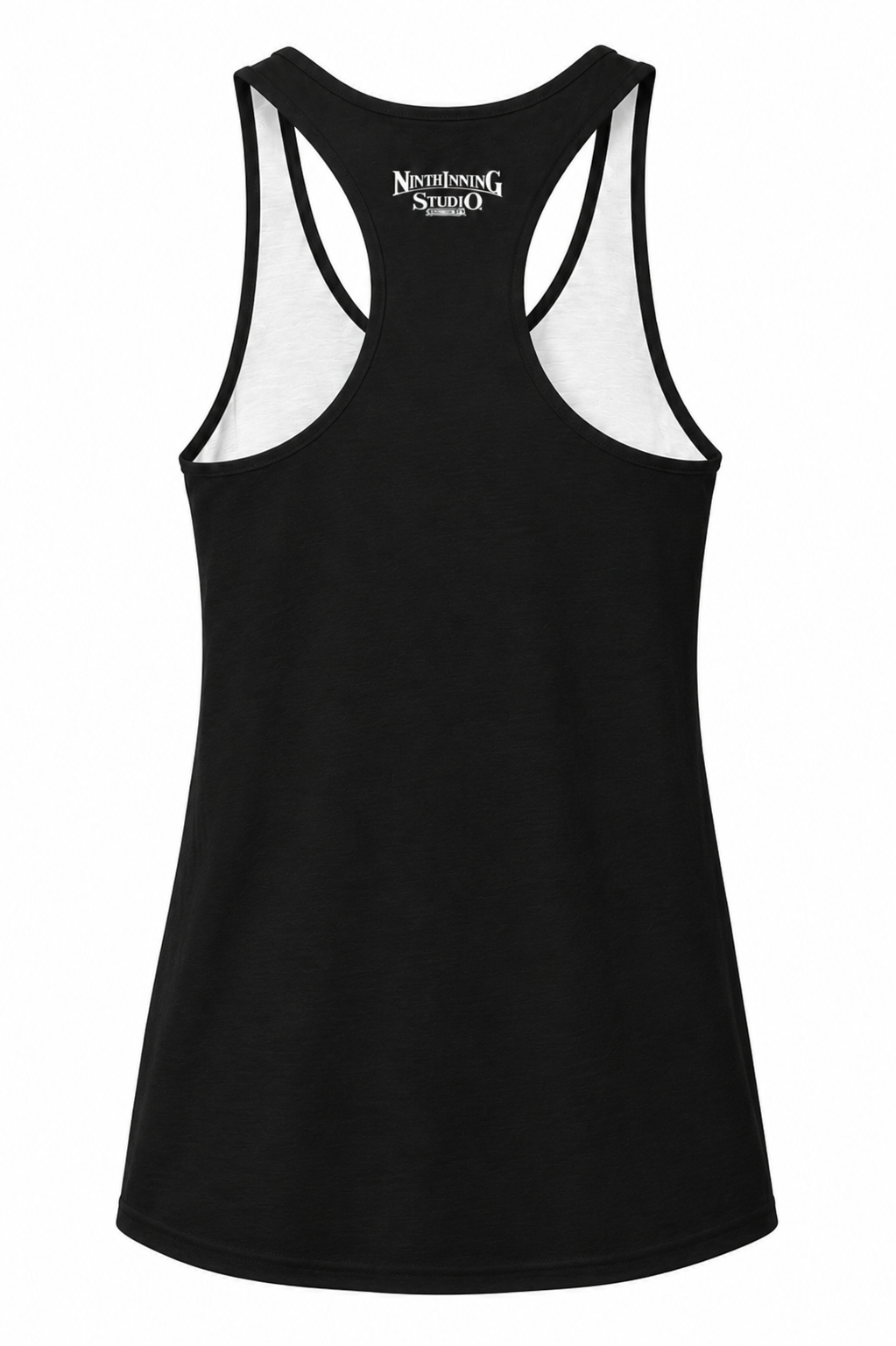 Ninth Inning Studio Diamond Darling Women's Racerback Tank Top - Black