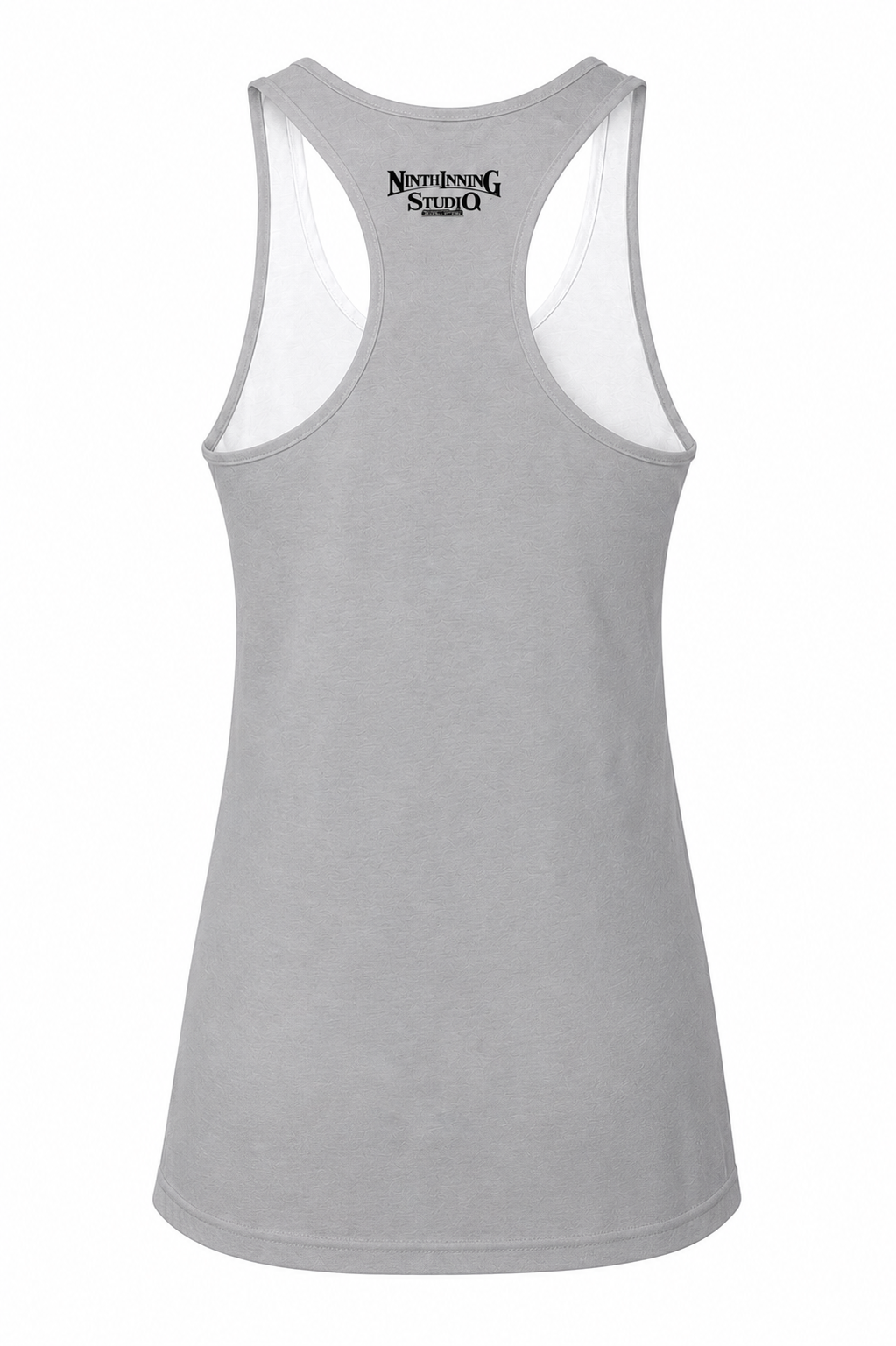 Ninth Inning Studio Diamond Darling Women's Racerback Tank Top - Grey