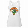 Ninth Inning Studio Diamond Darling Women's Racerback Tank Top - White