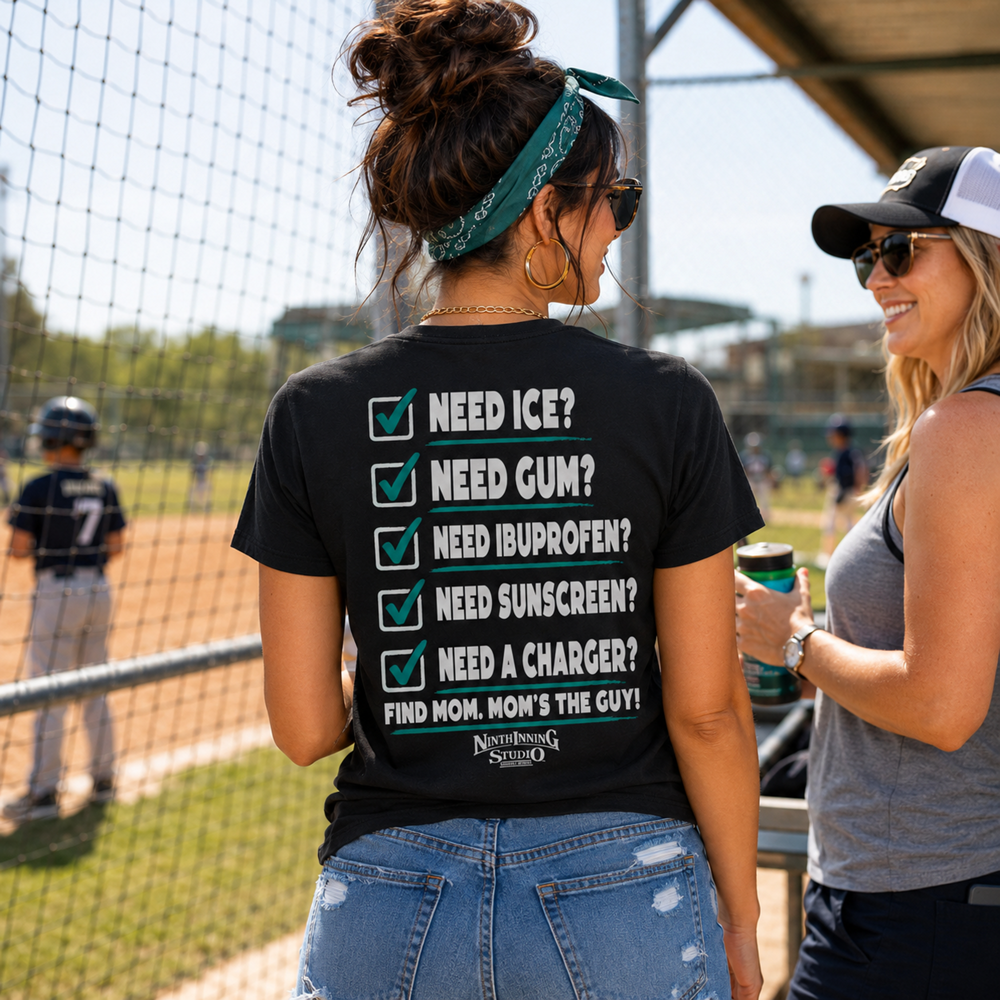 Ninth Inning Studio Dugout Dealer Women's Crewneck Tee