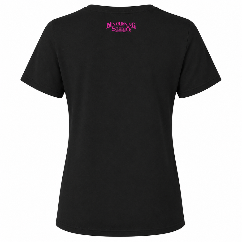 Ninth Inning Studio Eat Sleep Baseball Women's Crewneck Tee