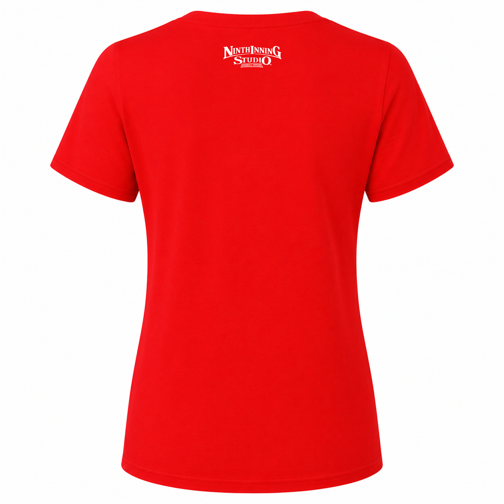 Ninth Inning Studio Eat Sleep Baseball Women's Crewneck Tee
