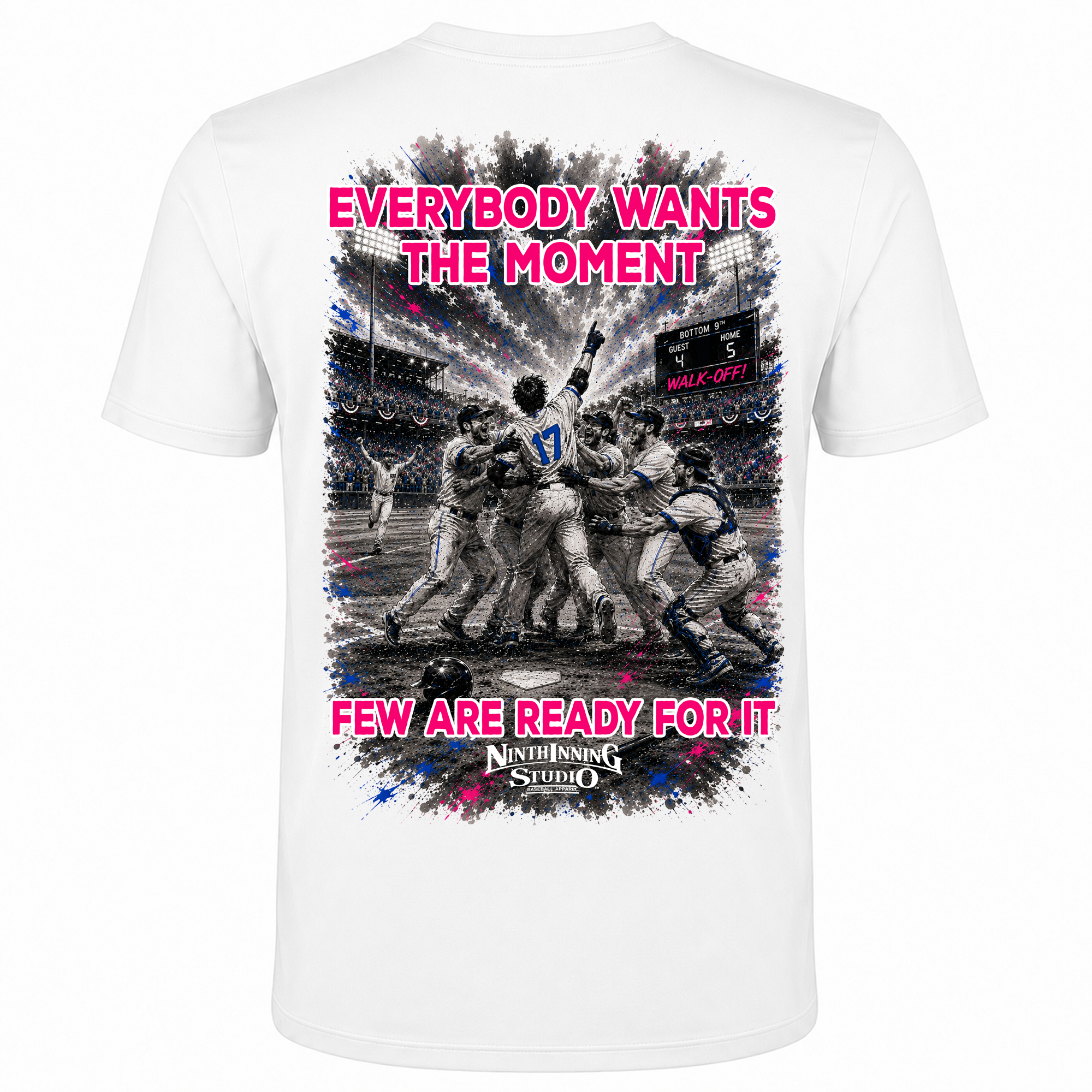 Ninth Inning Studio Everybody Wants the Moment Men’s Milk-Silk Stretch Tee