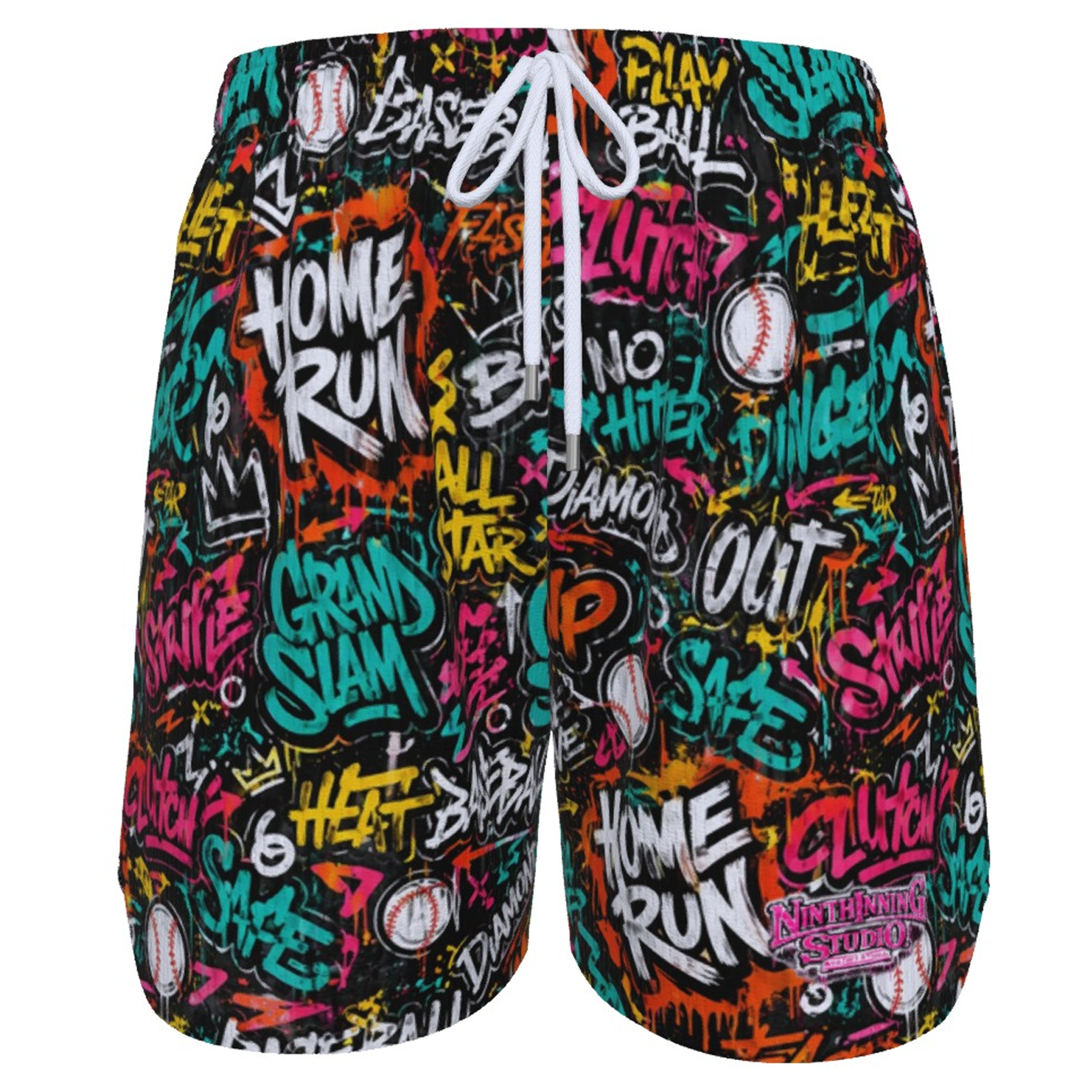 Ninth Inning Studio Graffiti Men's Baseball Shorts