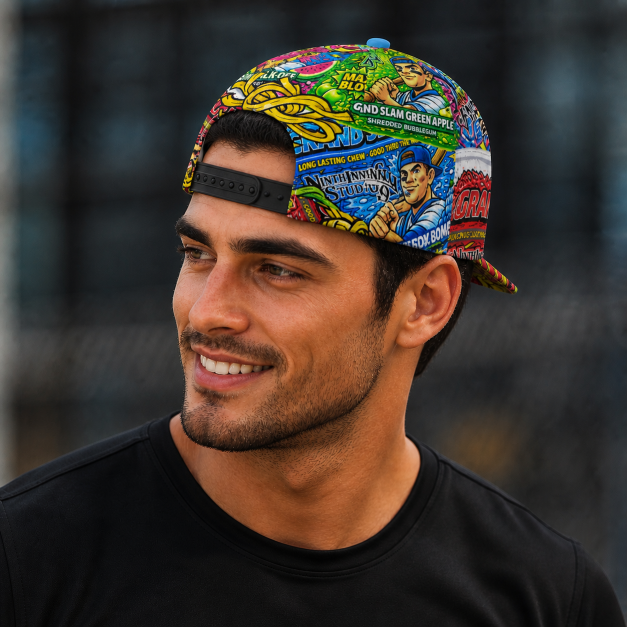 Ninth Inning Studio Grand Slam Bubble Gum Snap-back Baseball Cap