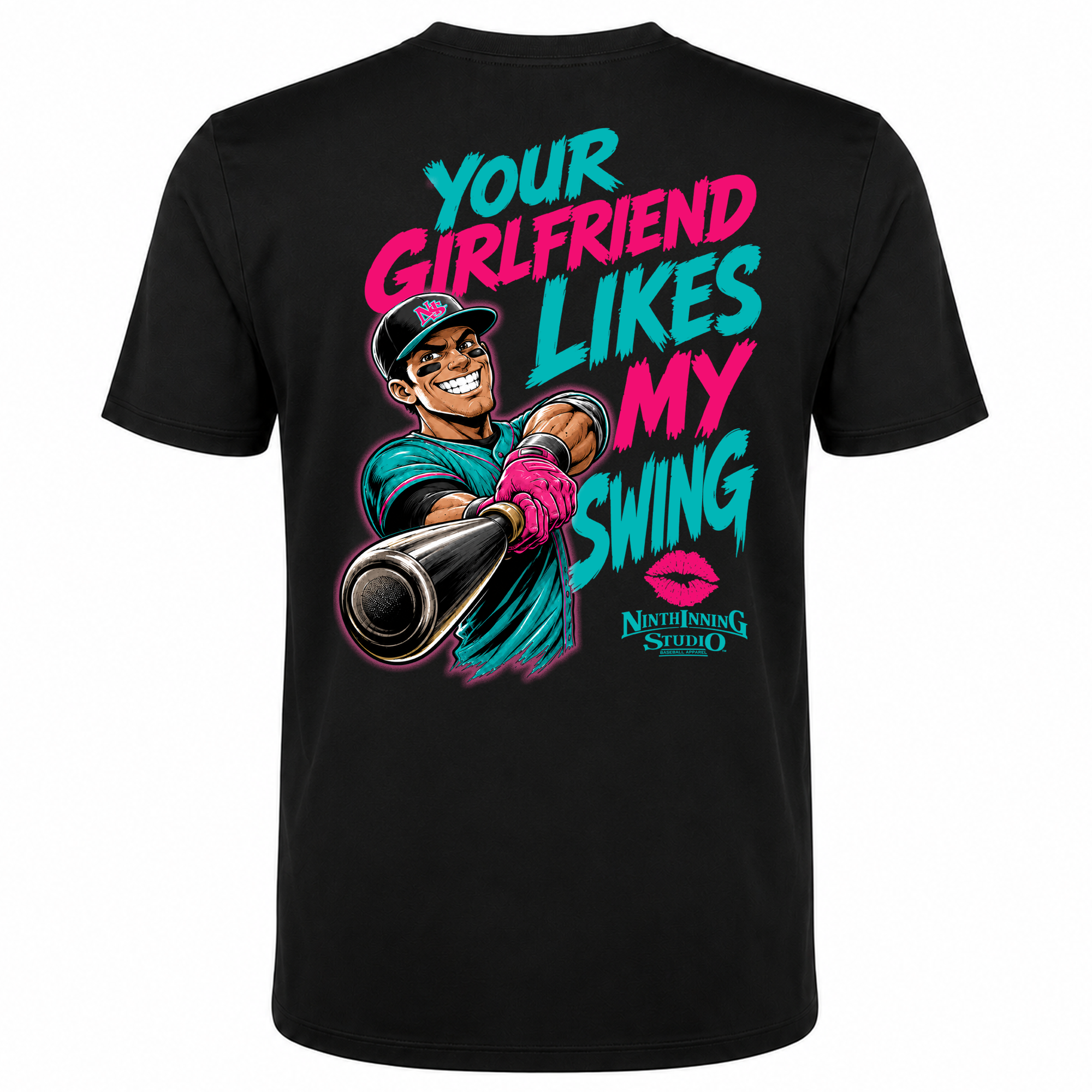Ninth Inning Studio Hey Bro... Men’s Milk-Silk Stretch Tee