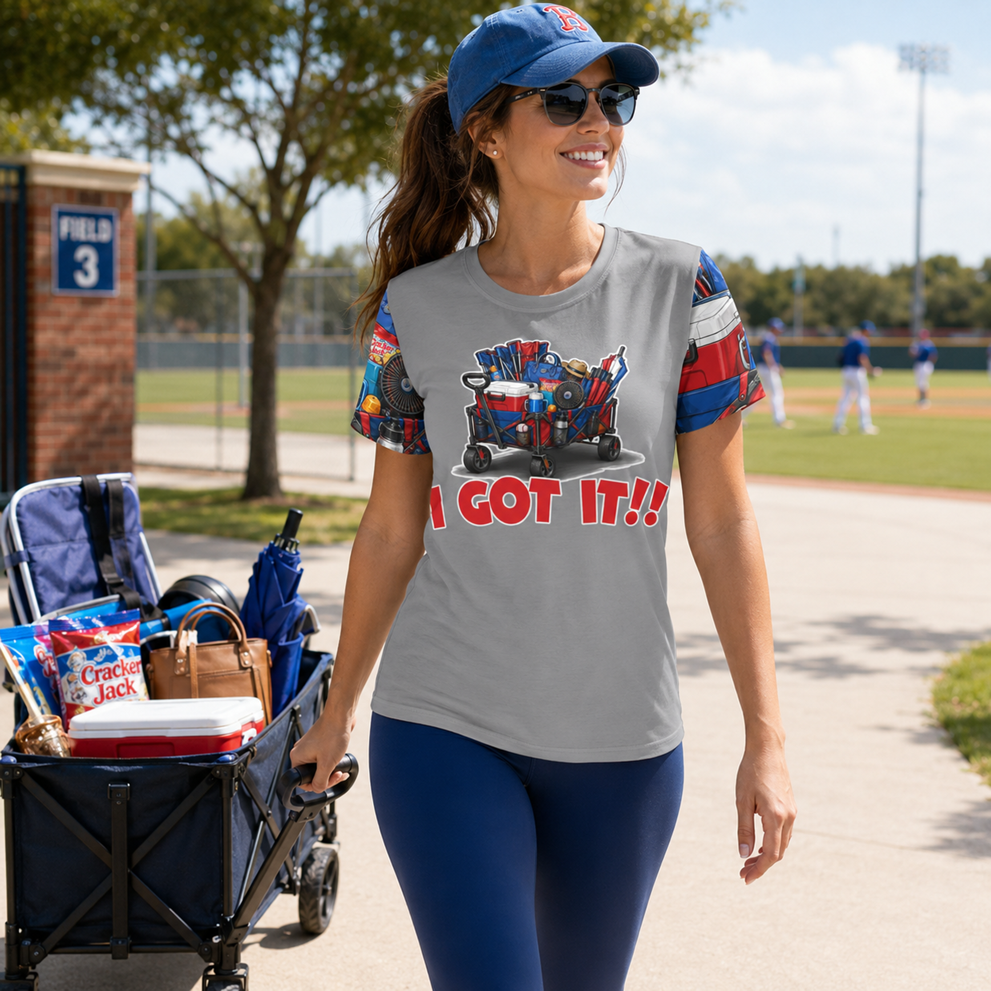 Ninth Inning Studio I Got It!! Women's Crew-neck Tee