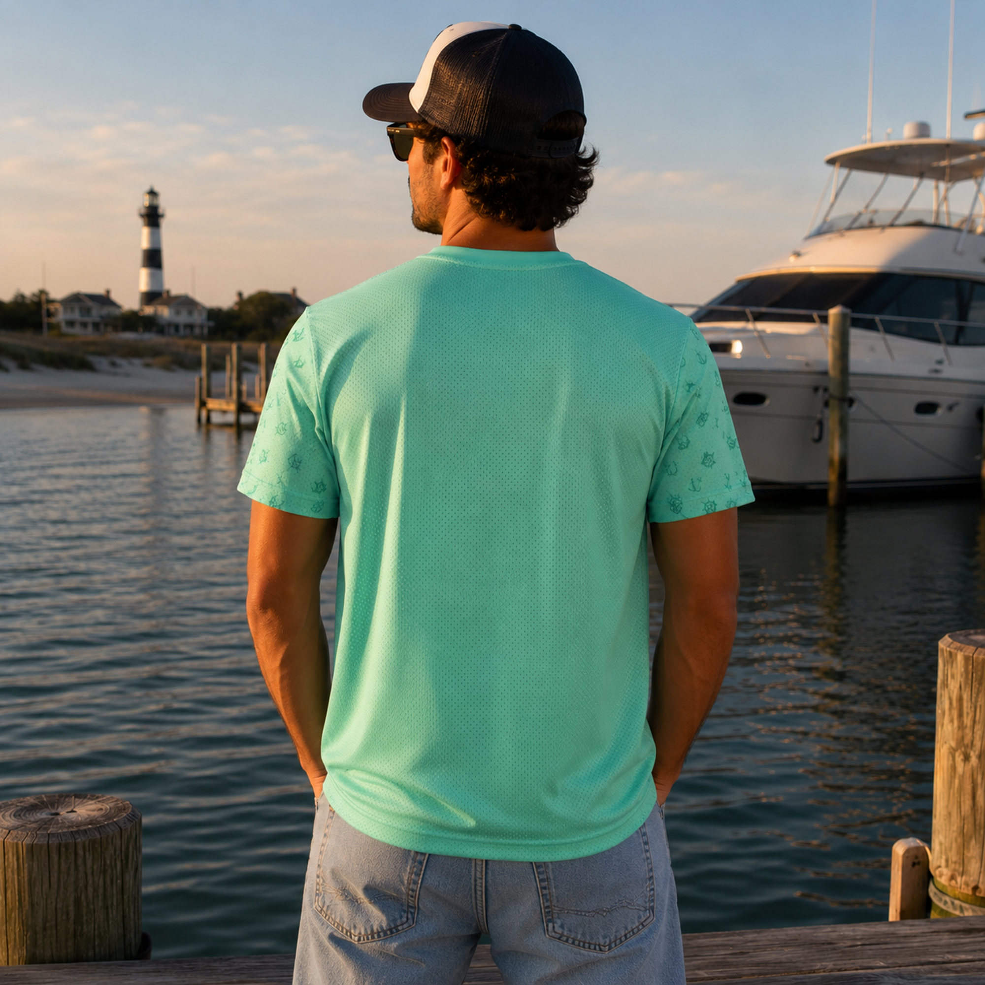 Ninth Inning Studio Phantom Collection OBX Kooks Mint Mascot Premium Performance Tee