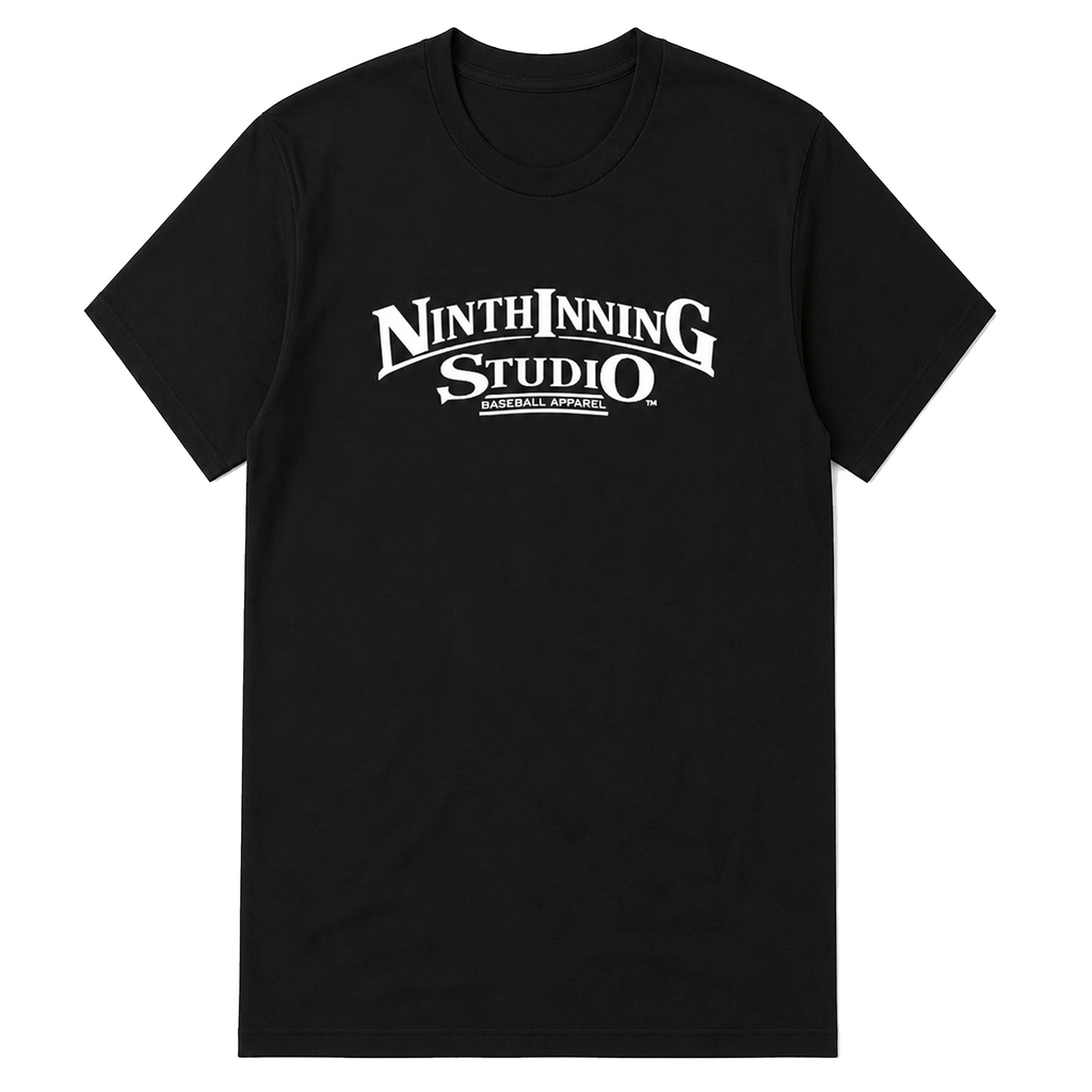 Ninth inning Studio Men's Logo Tee-Black