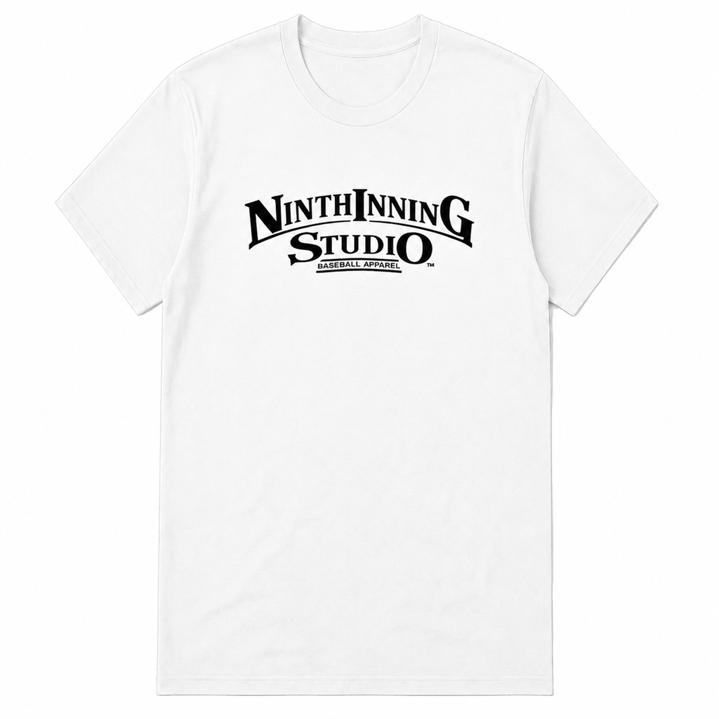 Ninth Inning Studio Men's Logo Tee-White