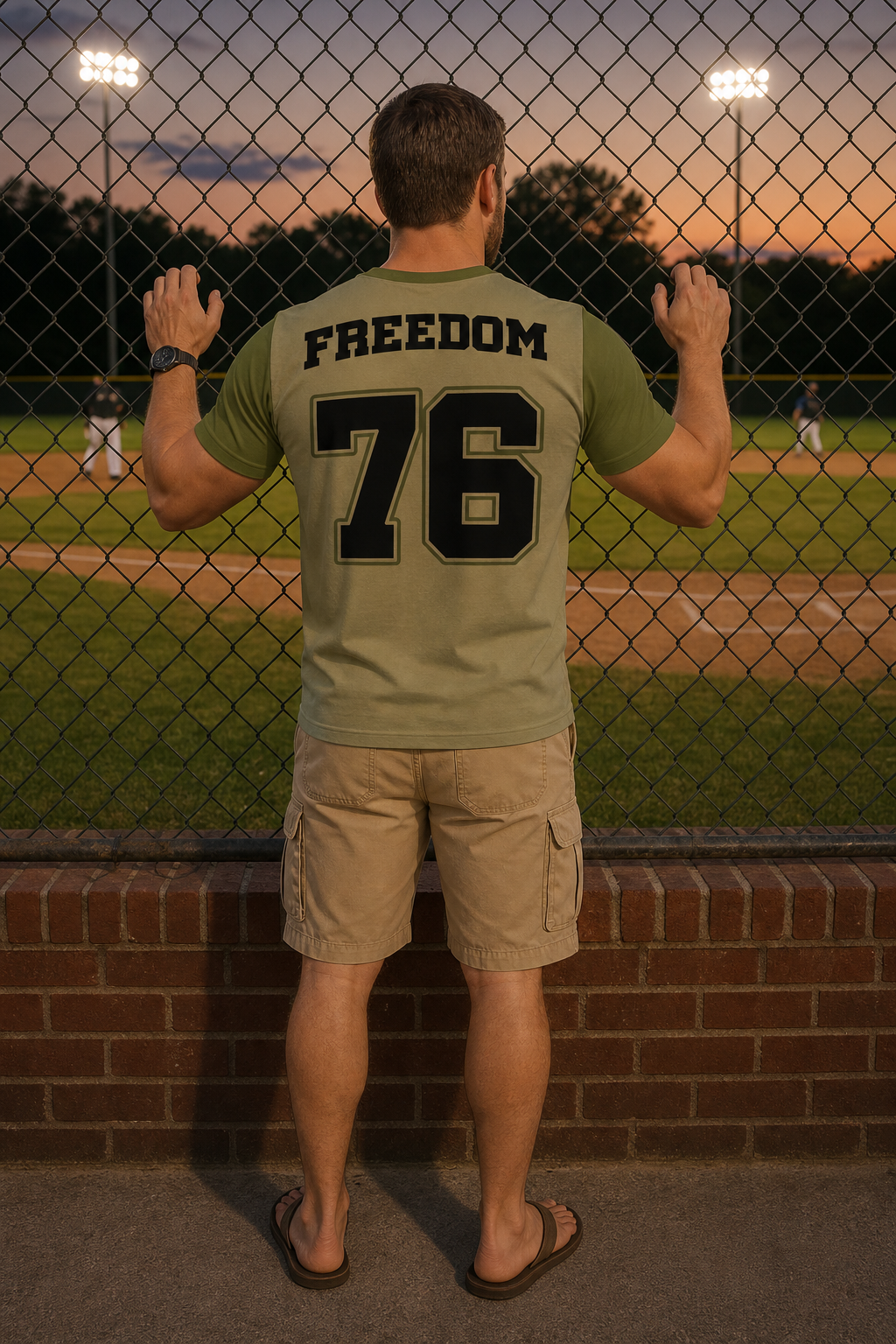 Ninth Inning Studio Men's 250th Anniversary Freedom Premium Performance Tee