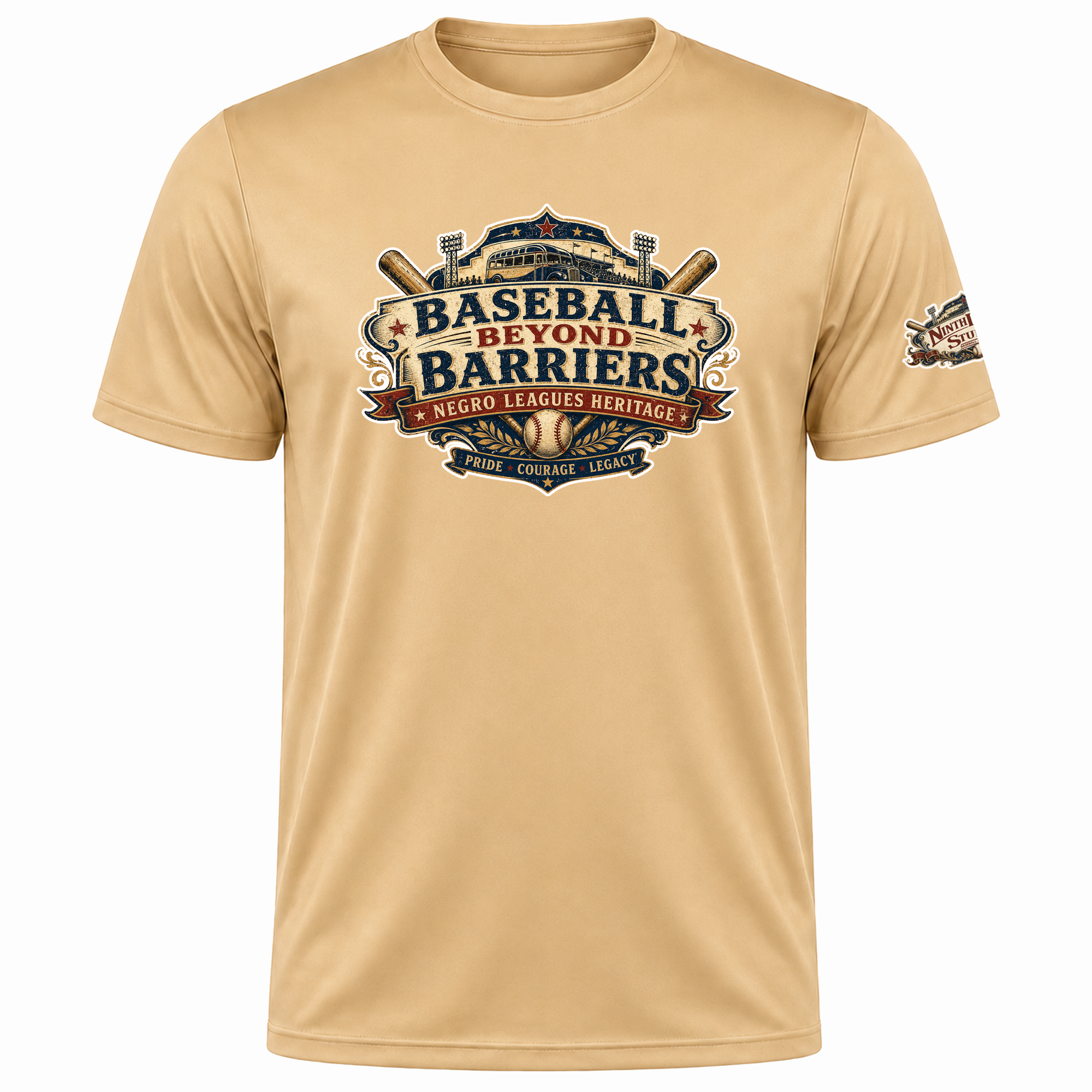 Ninth Inning Studio Negro League Legends of the Diamond Men’s Milk-Silk Tee