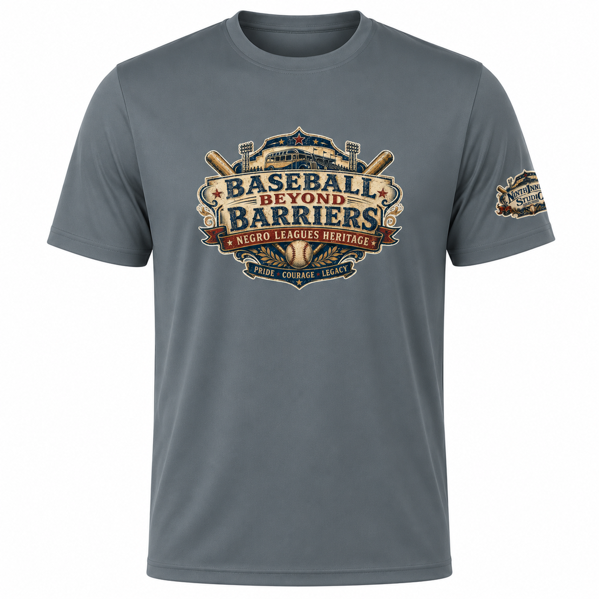 Ninth Inning Studio Negro League They Played For More Men’s Milk-Silk Tee