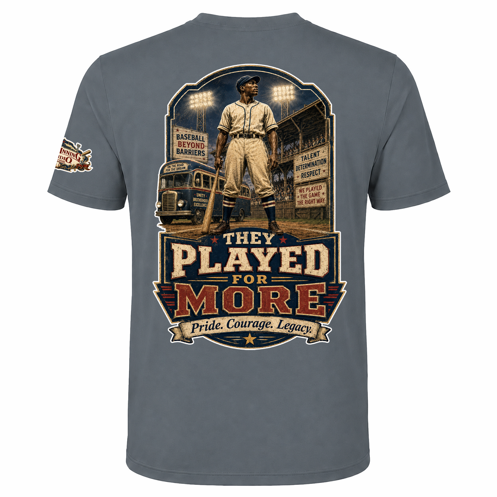 Ninth Inning Studio Negro League They Played For More Men’s Milk-Silk Tee