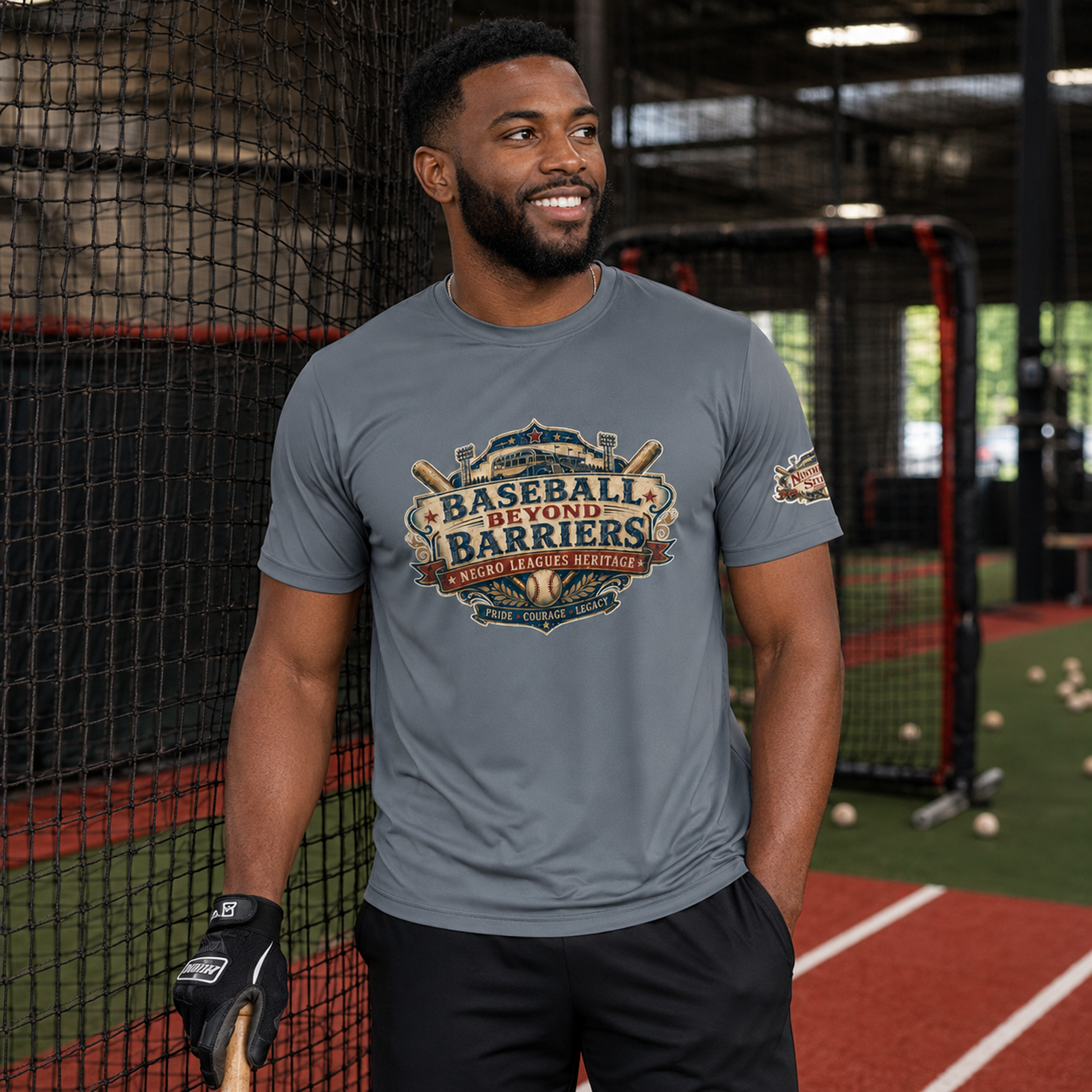 Ninth Inning Studio Negro League They Played For More Men’s Milk-Silk Tee
