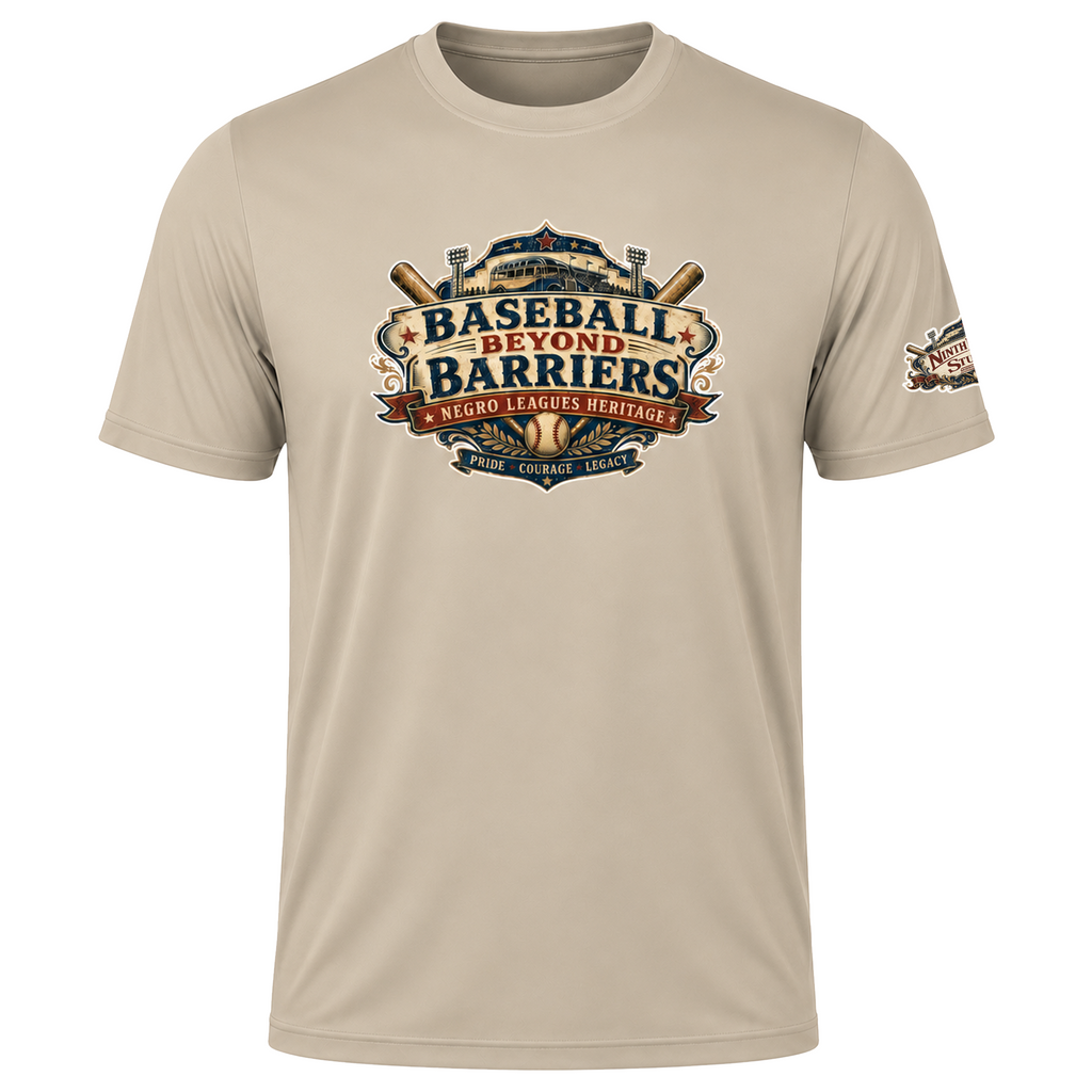 Ninth Inning Studio Negro League The Game Men’s Milk-Silk Tee