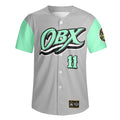 Ninth Inning Studio OBX Kooks Road Grey/Mint Baseball Jersey