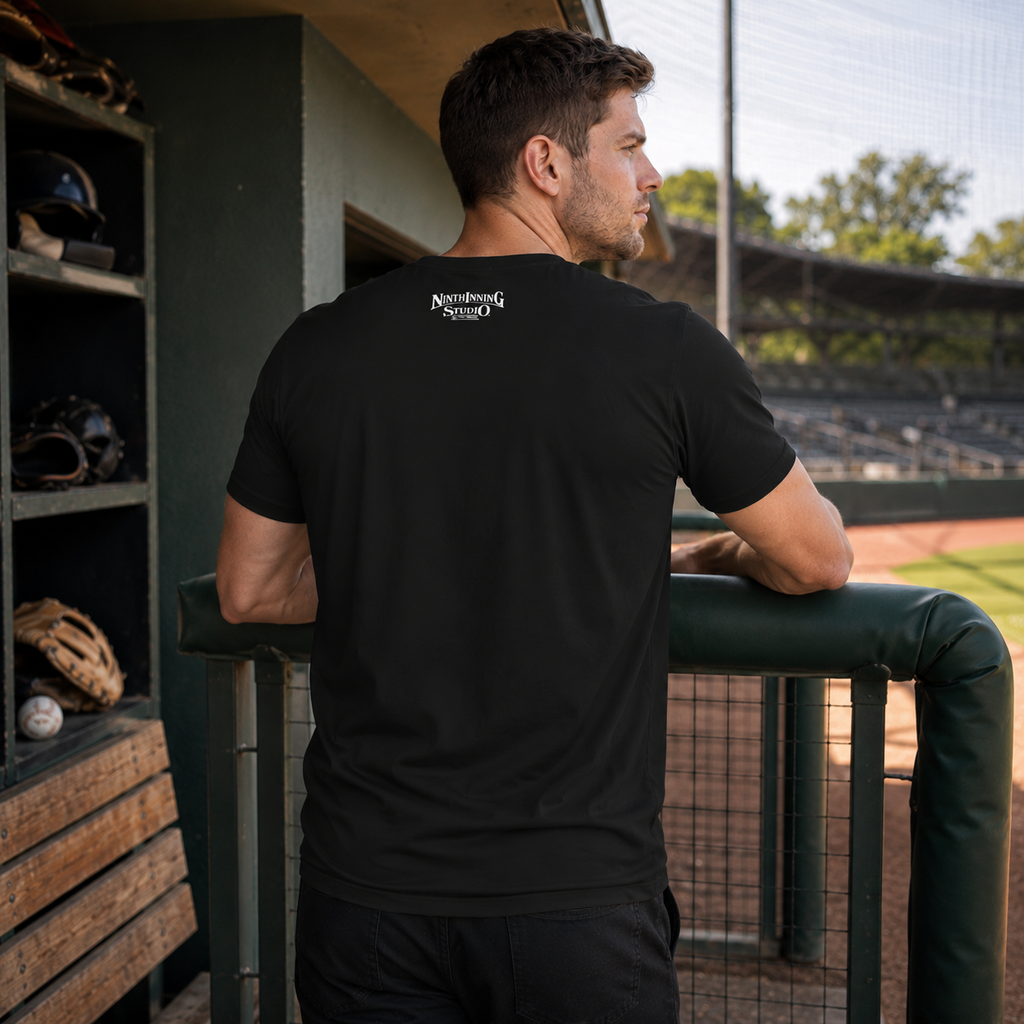 Ninth Inning Studio Phantom League Jersey Tag Men’s Milk-Silk Stretch Tee