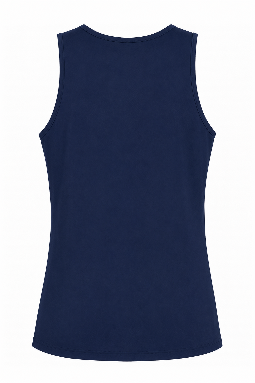 Ninth Inning Studio Pinstripes Women's Sports Tank Top - White/Navy