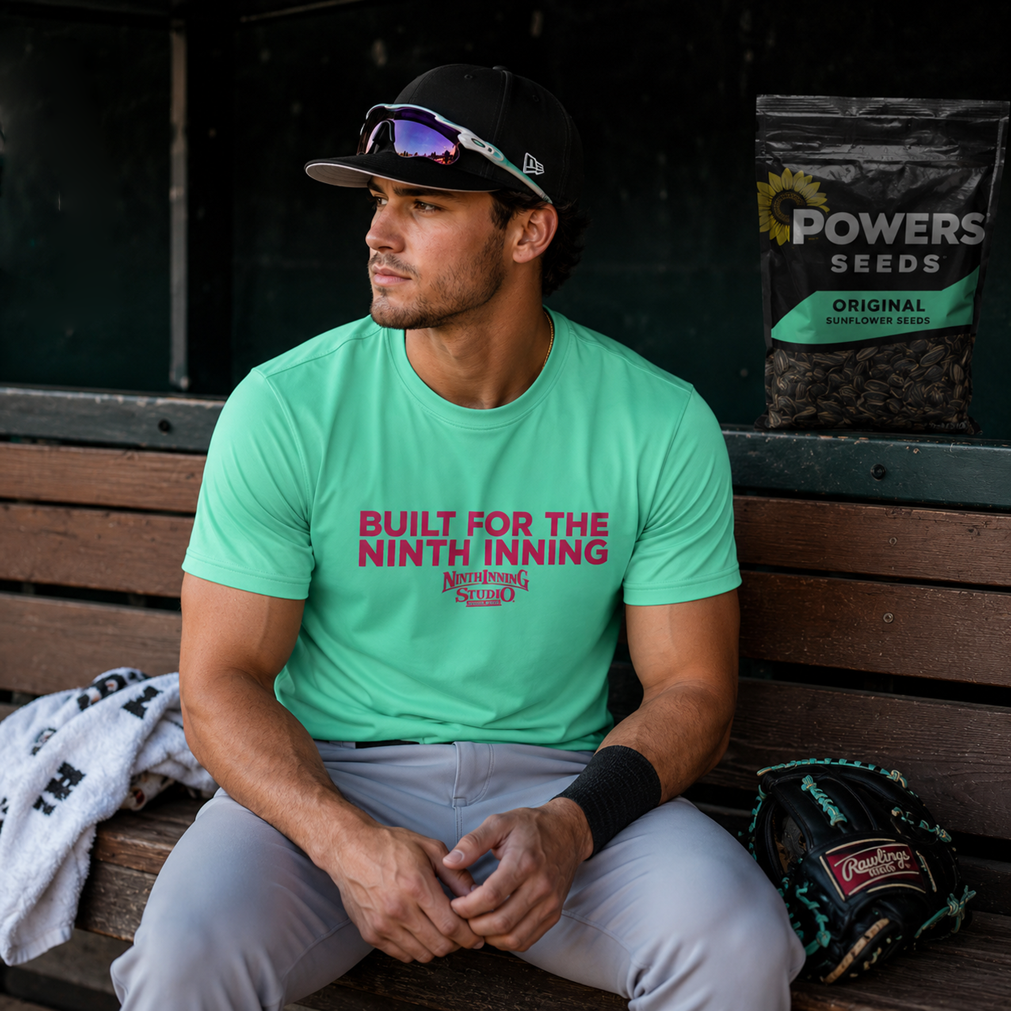 Ninth Inning Studio Pressure Picks the Player Men’s Milk-Silk Stretch Tee