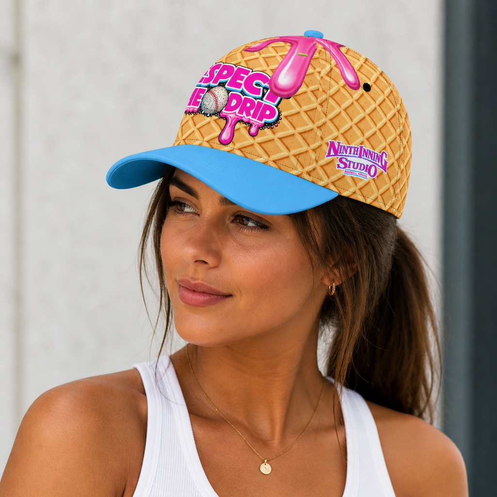Ninth Inning Studio Respect the Drip Waffle Snap-back Baseball Cap