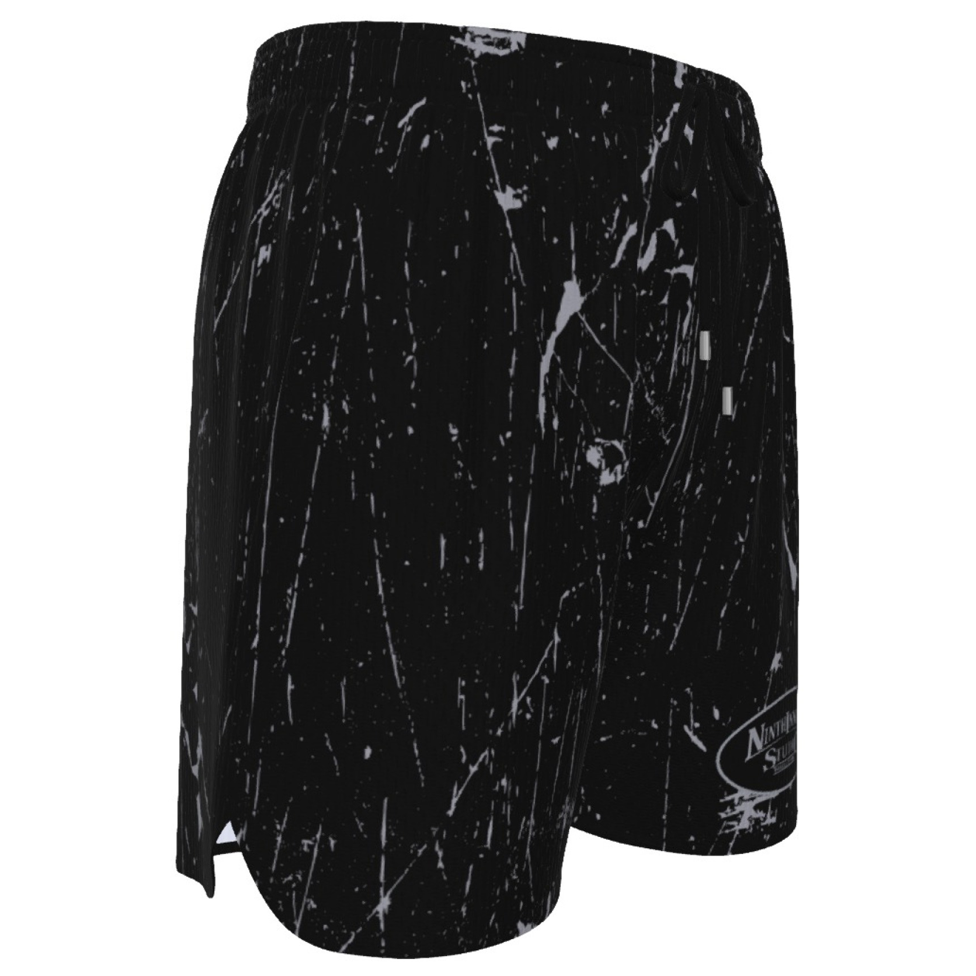 Ninth Inning Studio Black Marble Men's Baseball Shorts