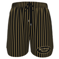 Ninth Inning Studio Black/Gold Pinstripes Men's Baseball Shorts