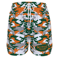 Ninth Inning Studio Green/Orange Camo Men's Baseball Shorts