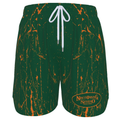 Ninth Inning Studio Marble Green/Orange Men's Baseball Shorts